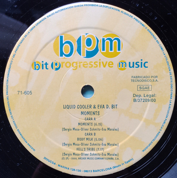 Liquid Cooler & Eva D. Bit - Moments | Bit Progressive Music (71-605) - 4