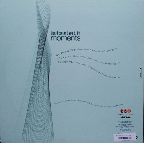 Liquid Cooler & Eva D. Bit - Moments | Bit Progressive Music (71-605) - 2