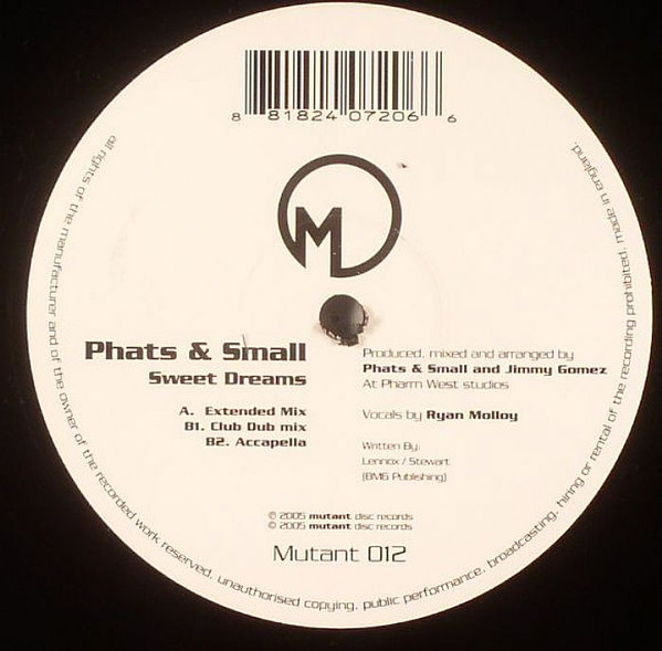 Phats & Small - Sweet Dreams | Mutant Disc (MUTANT 012)