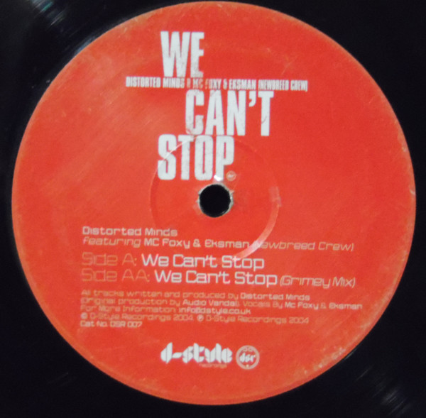 Distorted Minds Feat. MC Foxy & MC Eksman - We Can't Stop | D-Style Recordings (DSR007) - 4