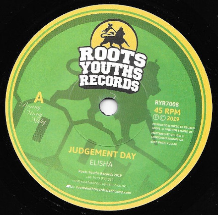 Elisha meets Reuben Addis - Judgement Day / Judgement Rock | Roots Youths Records (RYR7008)