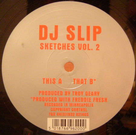DJ Slip - Sketches Vol. 2 | Missile Records (MISSILE 16)