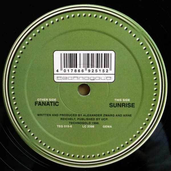 Saturator - Fanatic / Sunrise | Technogold (TEG 015-6)