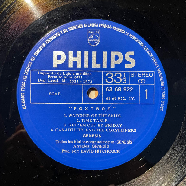 Genesis - Foxtrot | Charisma (63 69 922) - 4