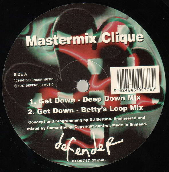 Mastermix Clique - Get Down | Defender Music (DFD9717)