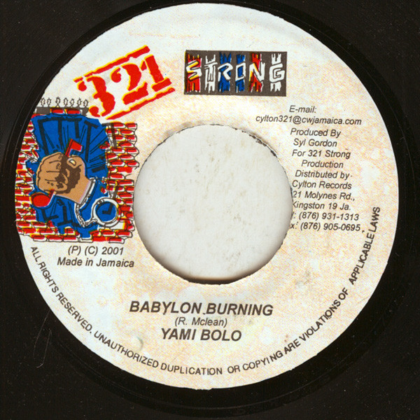 Yami Bolo - Babylon Burning | 321 Strong (none)