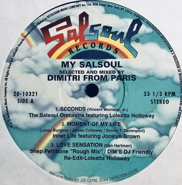 Dimitri From Paris - My Salsoul (Disco Classics) | Salsoul Records (20-1032-1) - 4
