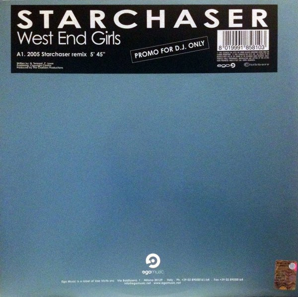 Starchaser - West End Girls | Ego Music (EGO MIX 026)