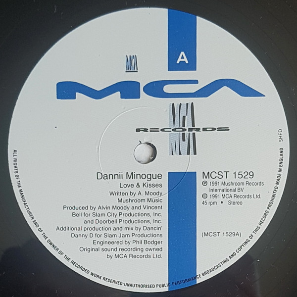 Dannii Minogue - Love And Kisses | MCA Records (MCST 1529) - 2