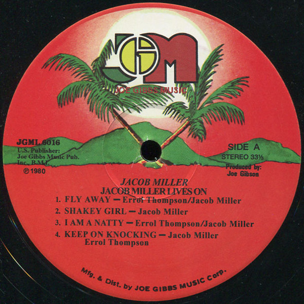 Jacob Miller - Jacob Miller Lives On | Joe Gibbs Music (JGML-6016) - 3 Jacob Miller - Jacob Miller Lives On | Joe Gibbs Music (JGML-6016) - 3