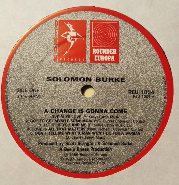 Solomon Burke - A Change Is Gonna Come | Rounder Europa (REU 1004) - 2