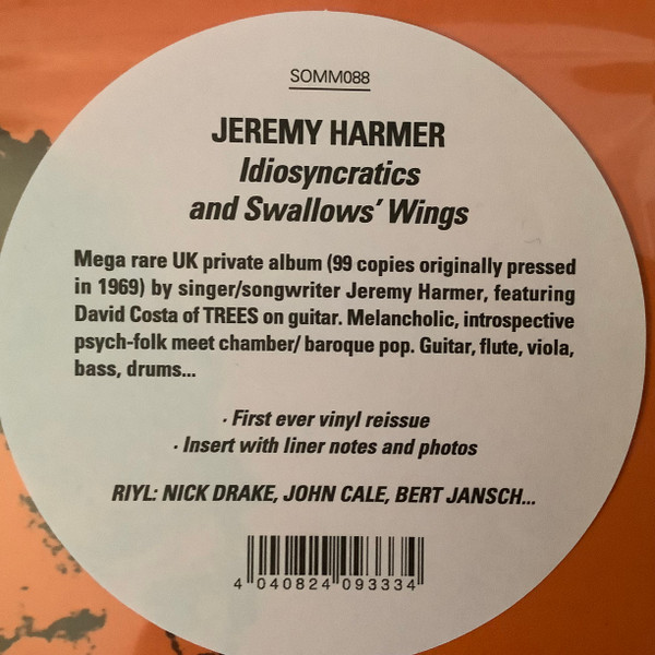 Jeremy Harmer - Idiosyncratics And Swallows Wings | Sommor (SOMM088) - 2