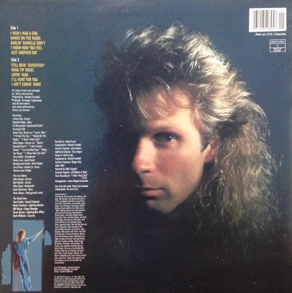 Henry Lee Summer - Henry Lee Summer | CBS Associated Records (BFZ 40895) - 2