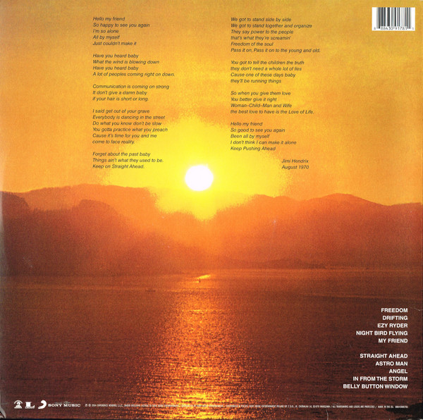 Jimi Hendrix - The Cry Of Love | Legacy (88843091781) - 3