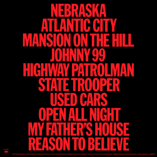 Bruce Springsteen - Nebraska | Columbia (QC 38358)