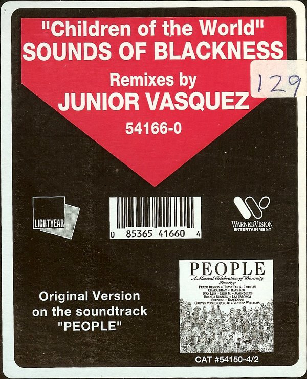 Sounds Of Blackness - Children Of The World (Theme From PEOPLE) - The Junior Vasquez Mixes | Lightyear Entertainment (54166-0)