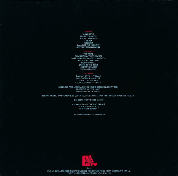 Exorcist - Nightmare Theatre [Vinyl] | Cobra (CL 1007) - 2