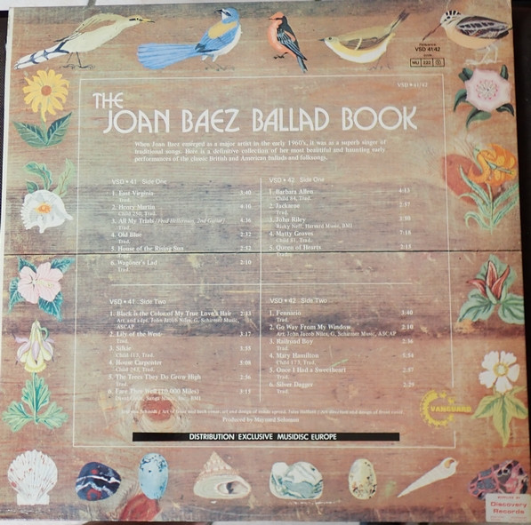 Joan Baez - The Joan Baez Ballad Book | Vanguard (VSD 41/42) Joan Baez - The Joan Baez Ballad Book | Vanguard (VSD 41/42)