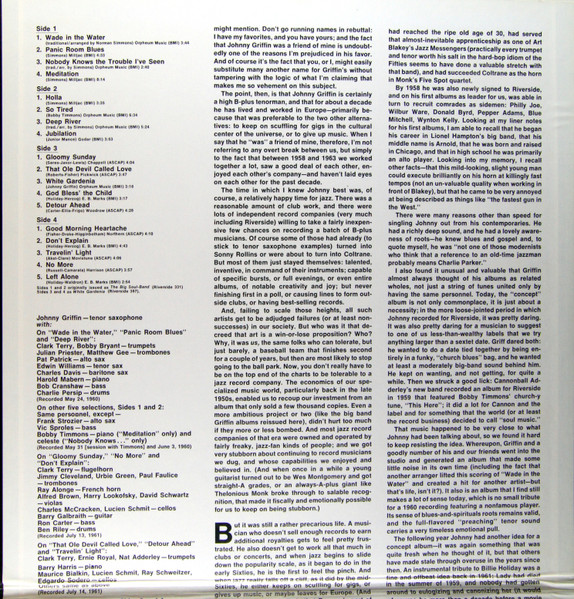 Johnny Griffin - Big Soul | Milestone (M-47014) - 3