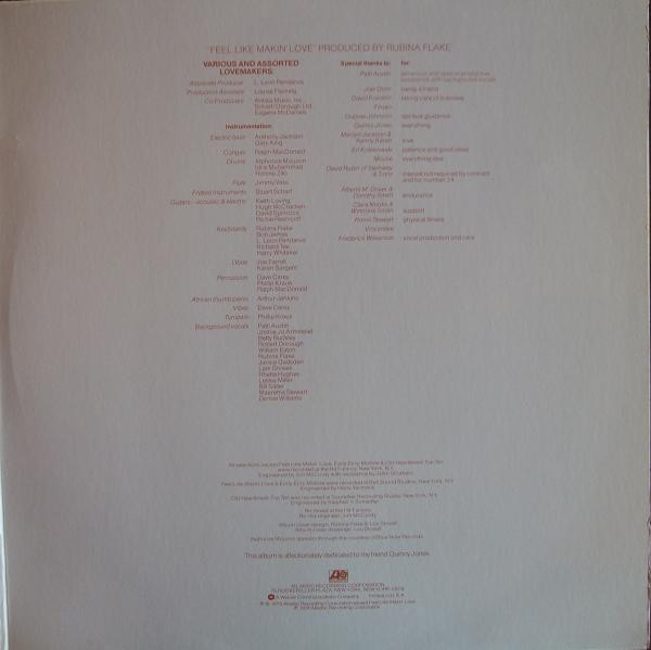 Roberta Flack - Feel Like Makin' Love | Atlantic (SD 18131) - 6 Roberta Flack - Feel Like Makin' Love | Atlantic (SD 18131) - 6