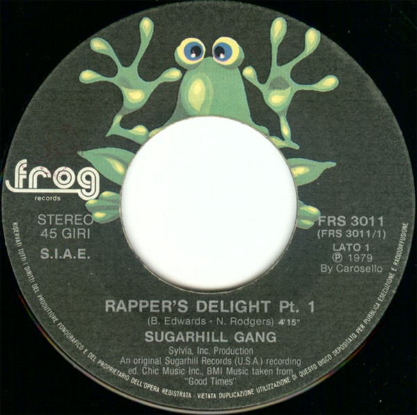 Sugarhill Gang - Rapper's Delight | Frog Records (FRS 3011) - 3