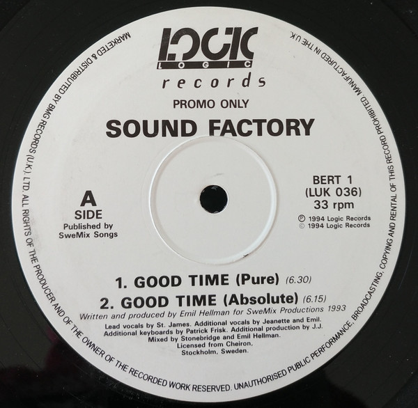 SoundFactory - Good Time | Logic Records (LUK 036) - 2