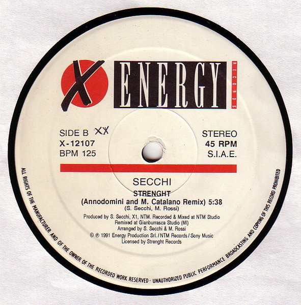 Stefano Secchi Featuring Nasty Chat - Play That Song | X-Energy Records (X-12107) - 5 Stefano Secchi Featuring Nasty Chat - Play That Song | X-Energy Records (X-12107) - 5