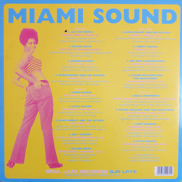 Various - Miami Sound (Rare Funk & Soul From Miami, Florida 1967-1974) | Soul Jazz Records (SJR LP72) - 2 Various - Miami Sound (Rare Funk & Soul From Miami, Florida 1967-1974) | Soul Jazz Records (SJR LP72) - 2