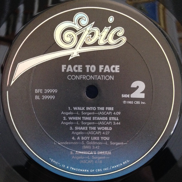Face To Face - Confrontation | Epic (BFE 39999) - 4