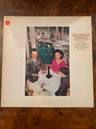 Led Zeppelin - Presence | Swan Song (W59402) - main