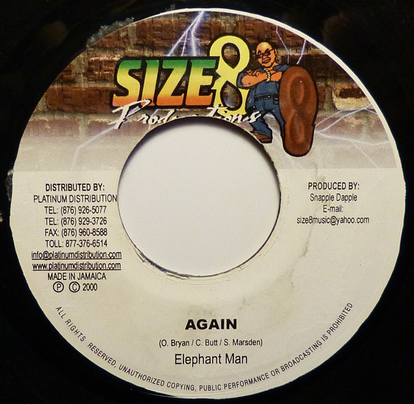 Elephant Man - Again | Size 8 Productions (none)