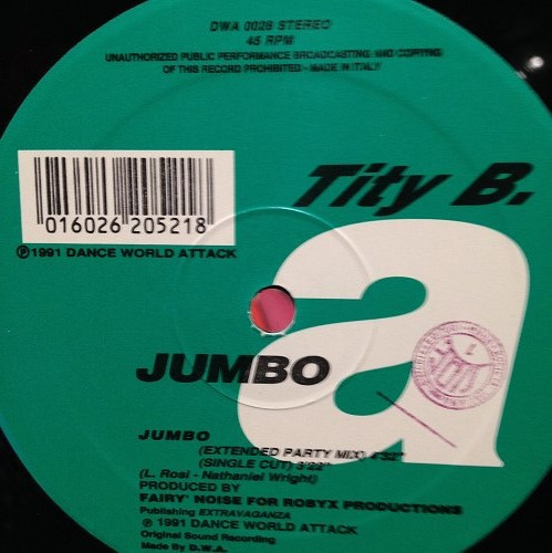 Tity B. - Jumbo | DWA (Dance World Attack) (DWA 0028)