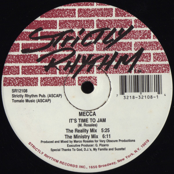 Mecca - It's Time To Jam | Strictly Rhythm (SR12108)