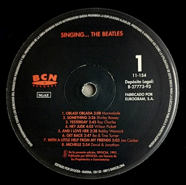 Various - Singing... The Beatles | Bcn Records (11-154 T-C3) - 3 Various - Singing... The Beatles | Bcn Records (11-154 T-C3) - 3