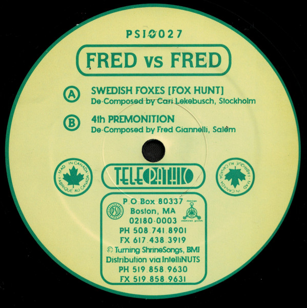 Swedish Peace / Fred vs. Fred - Swedish Foxes (Fox Hunt) / 4th Premonition | Telepathic Recordings (PSI 027)