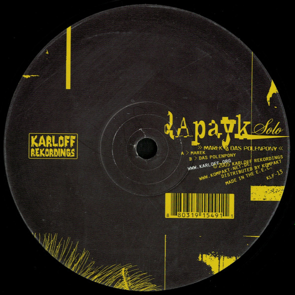 Dapayk Solo - Marek & Das Polenpony | Karloff Rekordings (KLF 13)