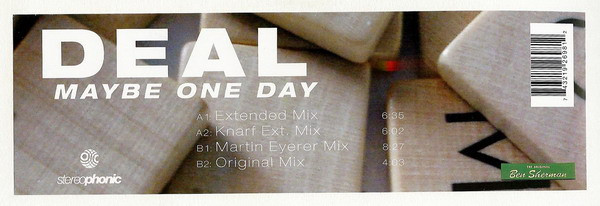 Deal - Maybe One Day | Stereophonic (STEREO 007) - 2