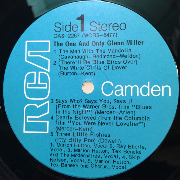 Glenn Miller And His Orchestra - The One And Only Glenn Miller | RCA Camden (CAS-2267(e)) - 3