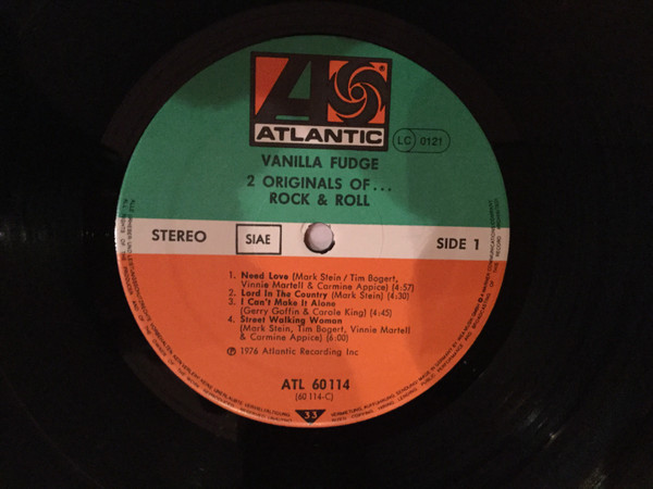 Vanilla Fudge - 2 Originals Of Vanilla Fudge | Atlantic (ATL 60114) - 3