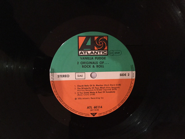 Vanilla Fudge - 2 Originals Of Vanilla Fudge | Atlantic (ATL 60114) - 2