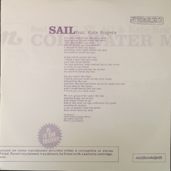 Aim - Cold Water Music | Grand Central Records (GCLP 105) - 3