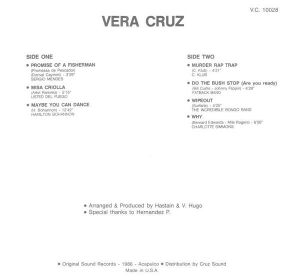 Various - Vera Cruz | Cruz Sounds (V.C. 10028) - 4