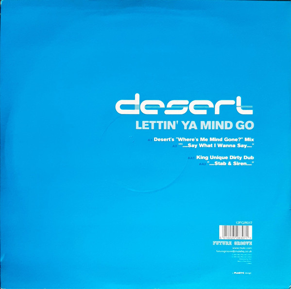 Desert - Lettin' Ya Mind Go | Future Groove (12FGR017) - 2