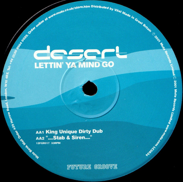 Desert - Lettin' Ya Mind Go | Future Groove (12FGR017) - 4