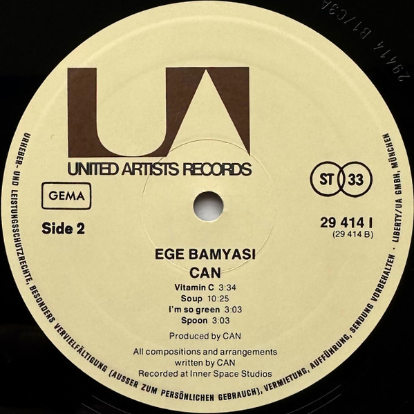 Can - Ege Bamyasi | United Artists Records (UAS 29 414 I) - 4
