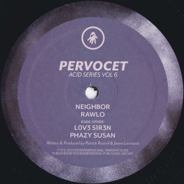 Pervocet - Acid Series Vol 6 | Interdimensional Transmissions (IT51)