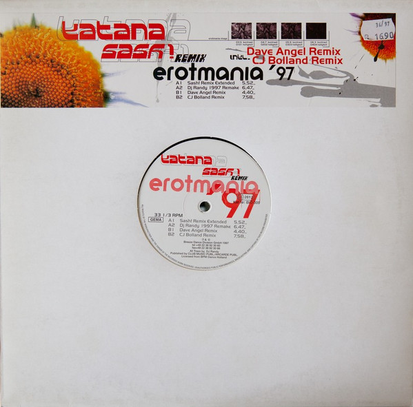 Katana - Erotmania '97 (Sash! Remix) | Bionic Beat Recordings (BIO 009)
