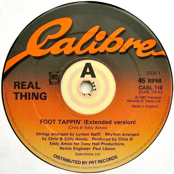 Real Thing - Foot Tappin' | Calibre (CABL 110)