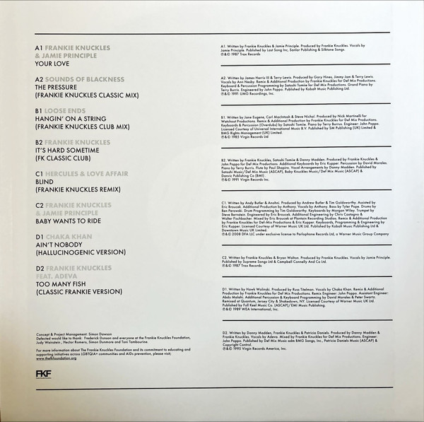 Frankie Knuckles - House Masters (Volume One) | Defected (HOMAS23LP1) - 3 Frankie Knuckles - House Masters (Volume One) | Defected (HOMAS23LP1) - 3