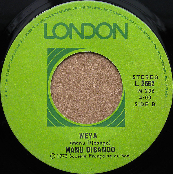 Manu Dibango - Pepe Soup | London Records (L 2552) - 2